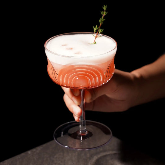 Yallahs Crystal Cocktail Coupes - Set of 2