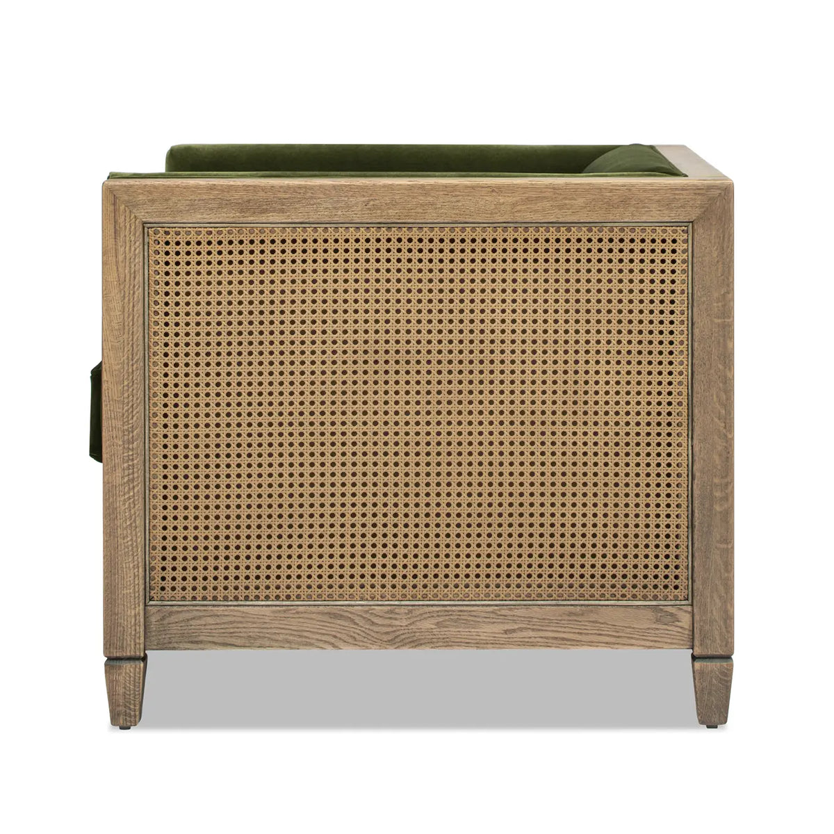 Georgia Cane Rattan Tuxedo Armchair - DesignsByZuedi