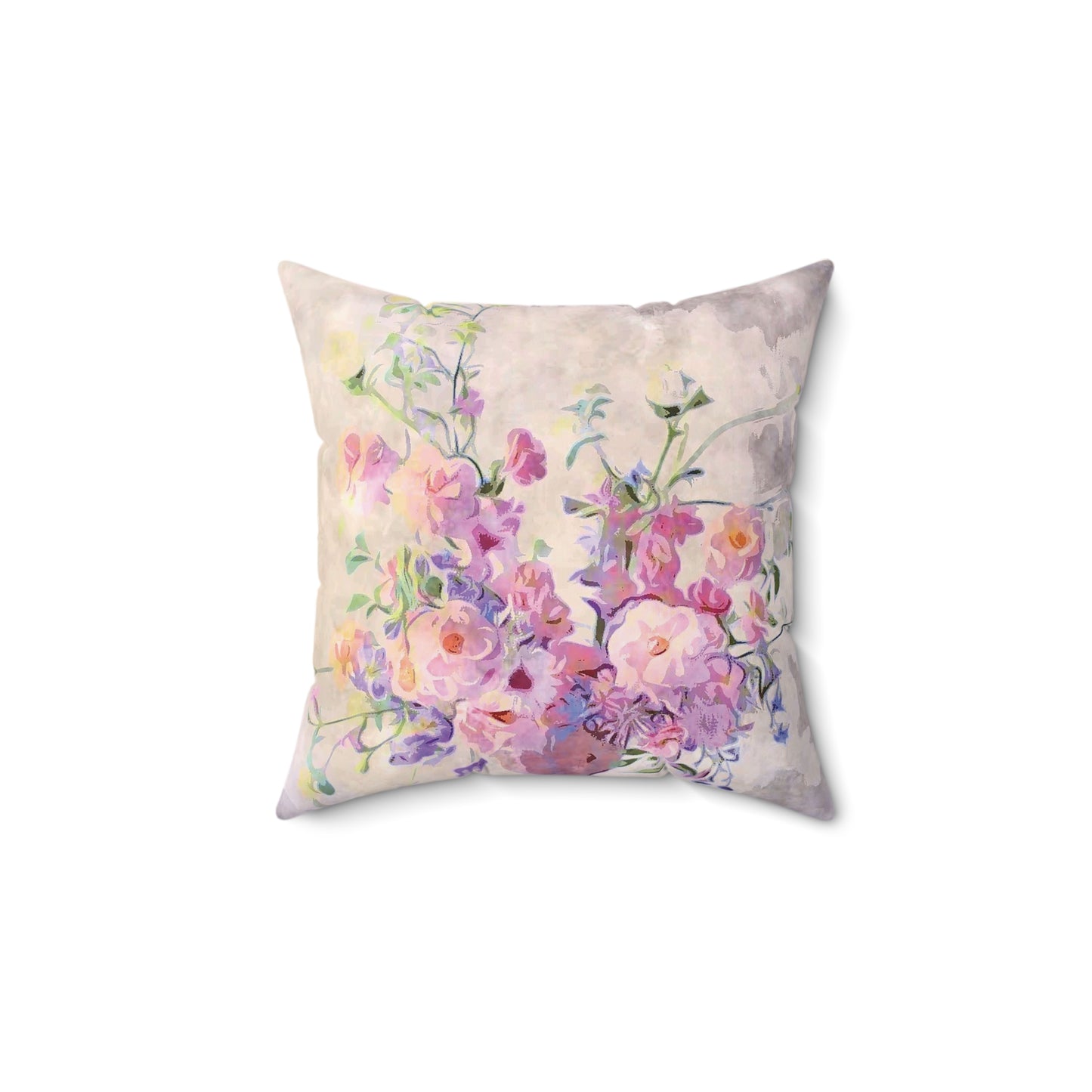 Faux Suede Square Pillow