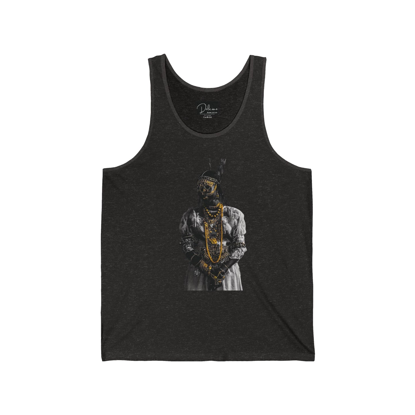 Unisex Jersey Tank - Rooted, Regal, Resilient, Motivational Sleeveless Tee