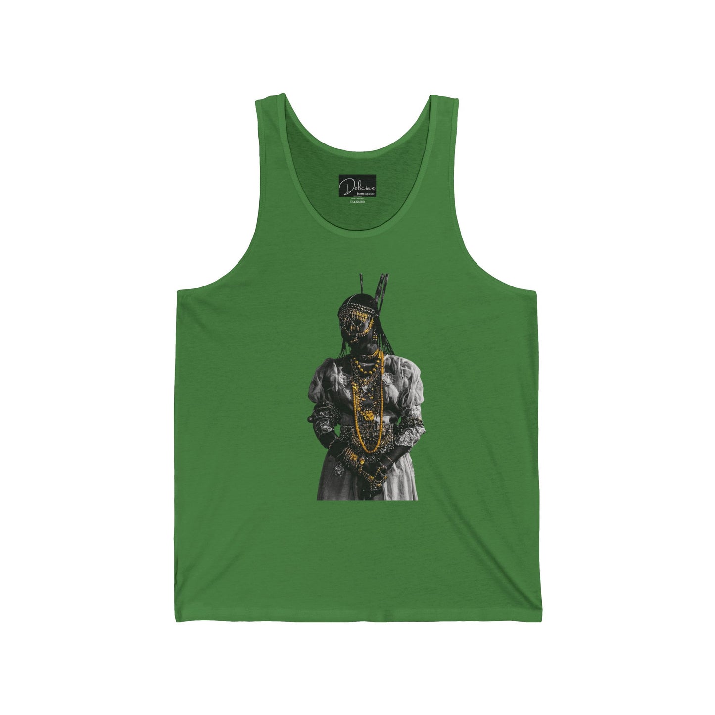 Unisex Jersey Tank - Rooted, Regal, Resilient, Motivational Sleeveless Tee
