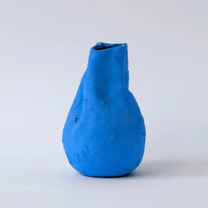 Alexis Matte Blue Vase