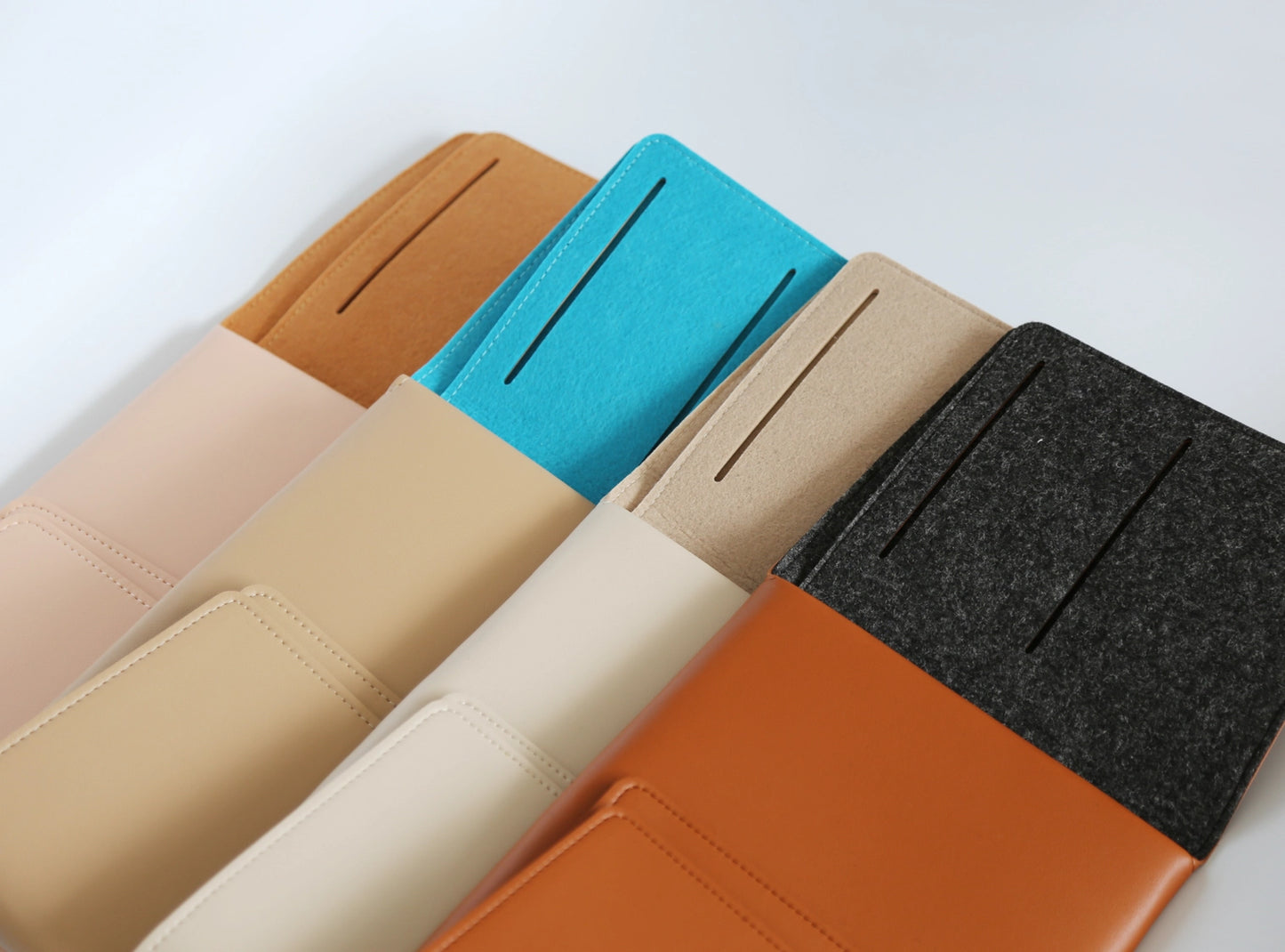 Haddington - Vegan Leather and Felt Storage Basket