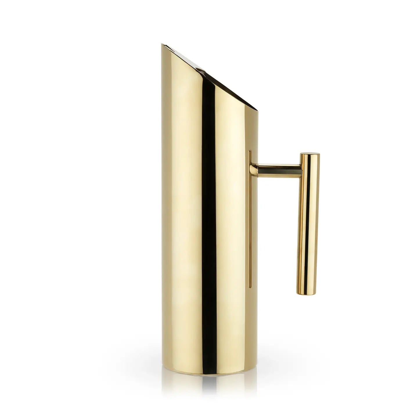 Kencot - Modern Gold-Plated Stainless Steel Pitcher – 46 oz.