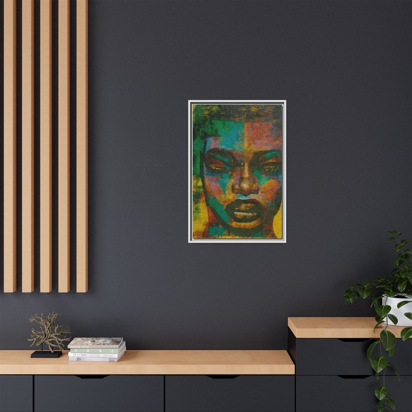 "Abigay" Matte Canvas, Framed