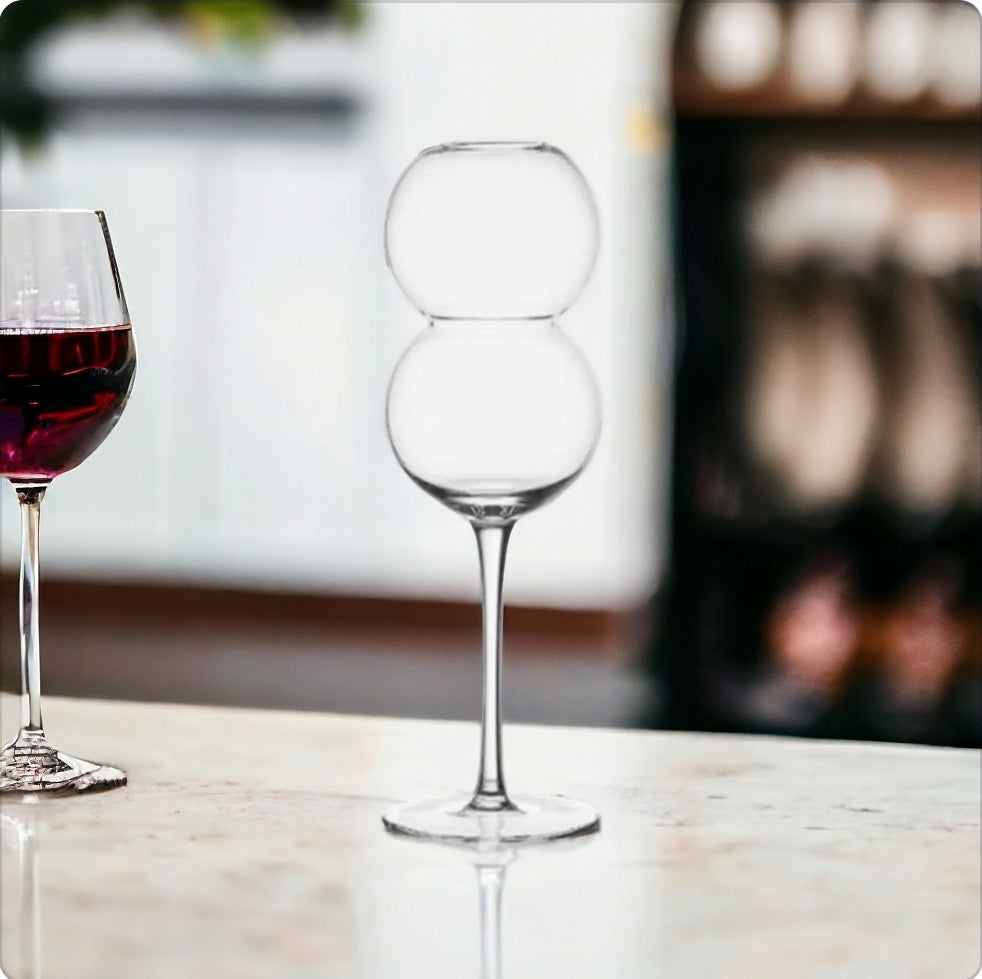 Palm Beach- Ball Shape Crystal Champagne Glass