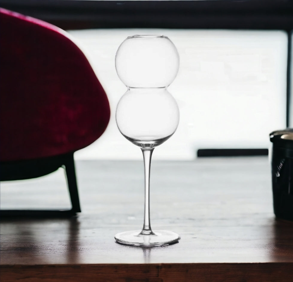 Palm Beach- Ball Shape Crystal Champagne Glass
