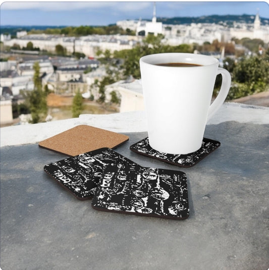Corkwood Coaster Set