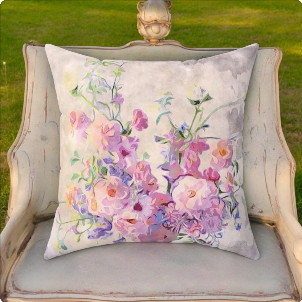 Faux Suede Square Pillow