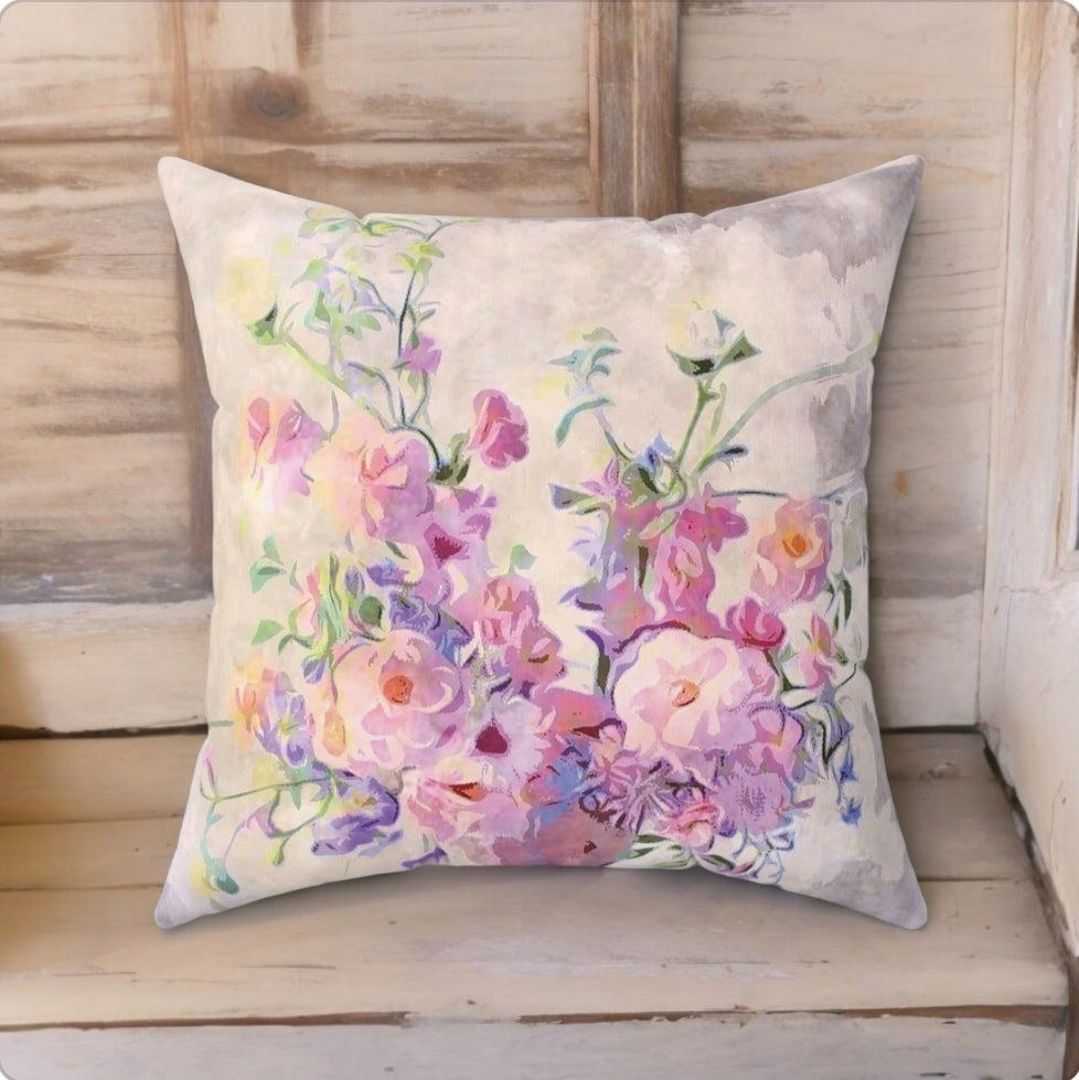 Faux Suede Square Pillow