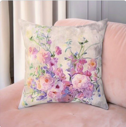 Faux Suede Square Pillow