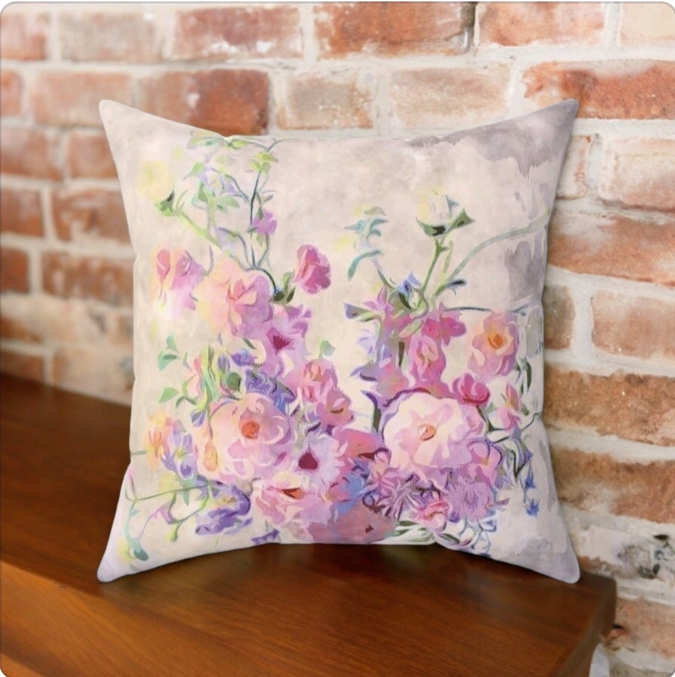 Faux Suede Square Pillow