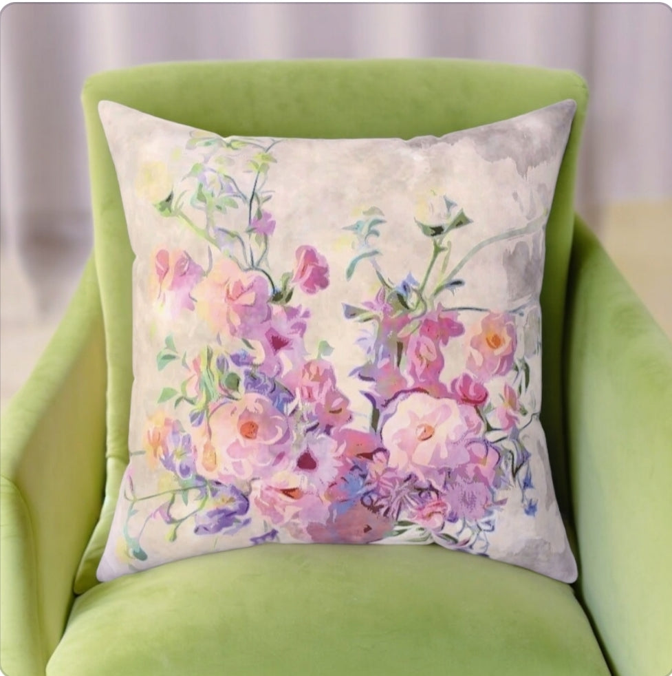 Faux Suede Square Pillow