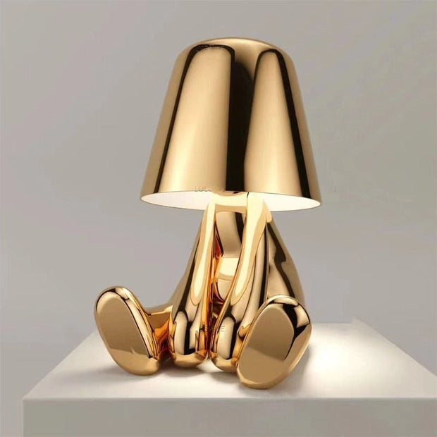 Thinker Golden Lamp - DesignsByZuedi