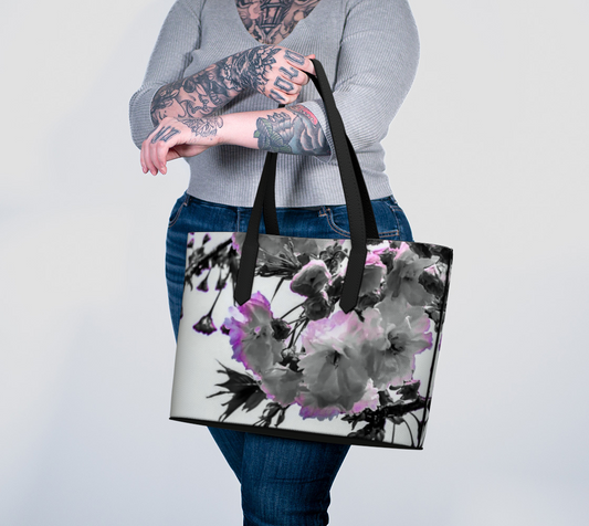 Vegan Leather Tote Bag