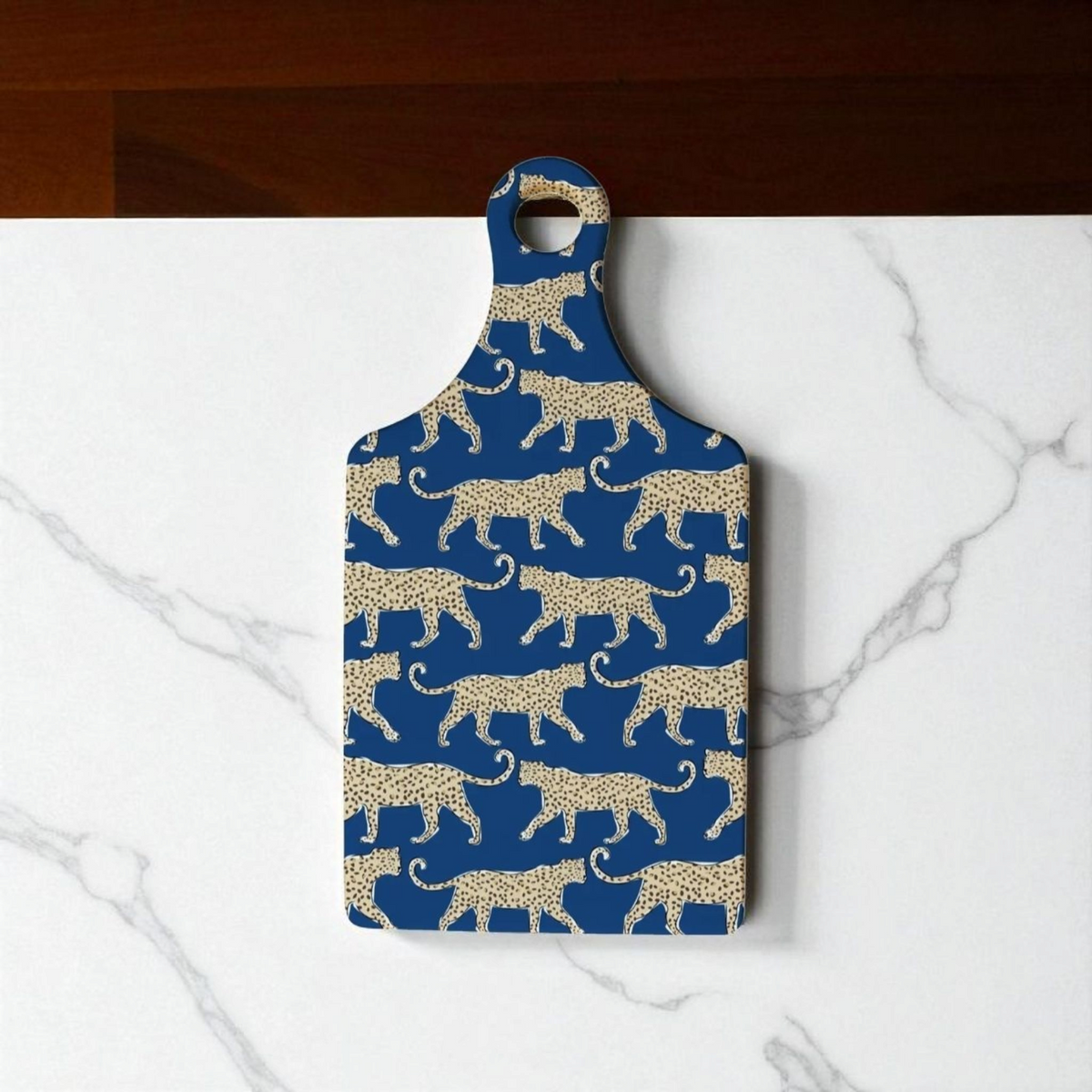 Gazeland - Charcuterie Serving Board W/Handle - Big Cats - DesignsByZuedi