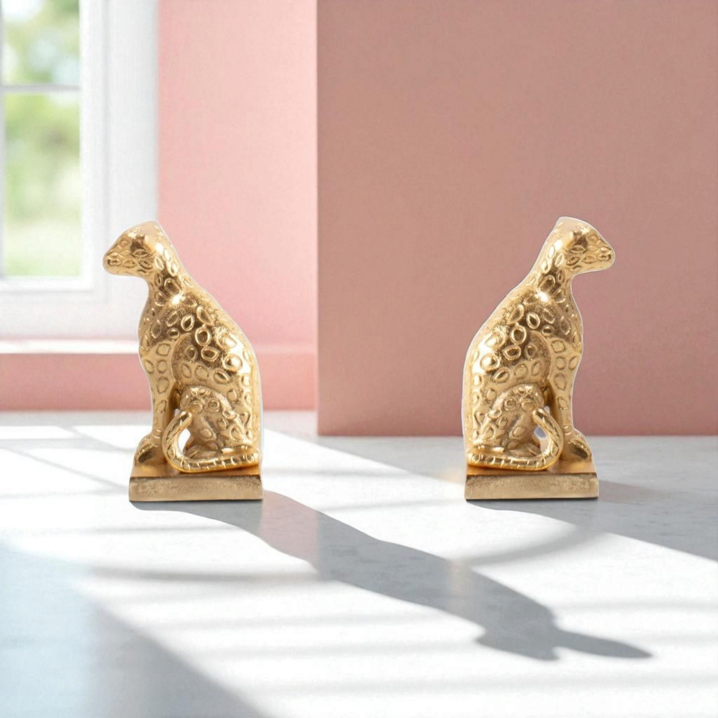 Fontabelle - Leopard Bookend Set