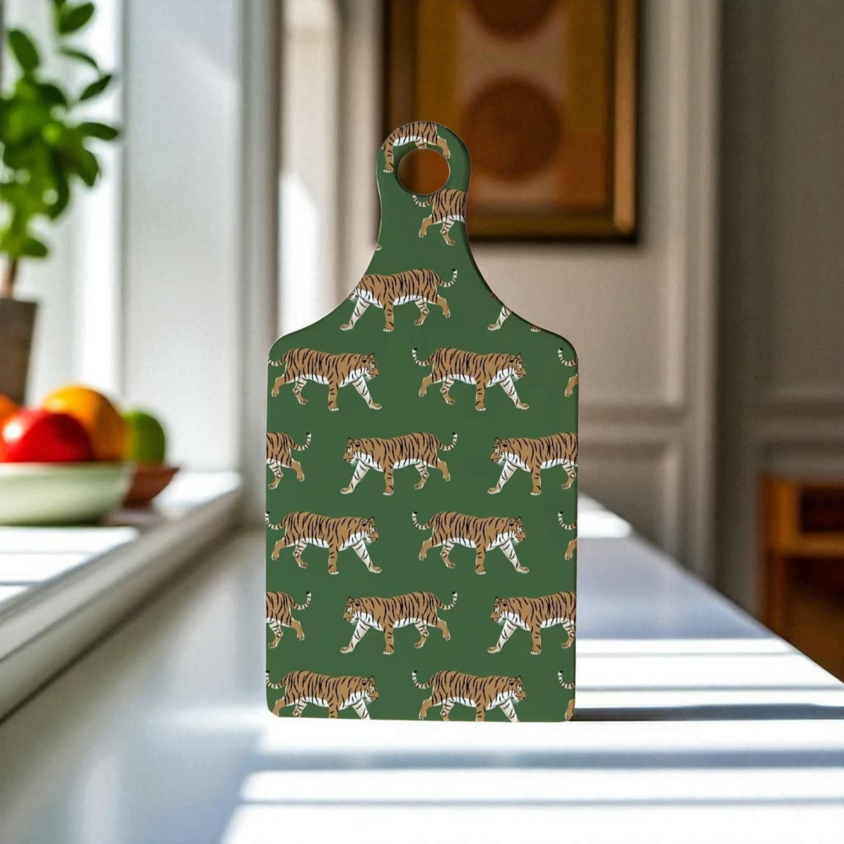 Gazeland - Charcuterie Serving Board W/Handle - Big Cats - DesignsByZuedi
