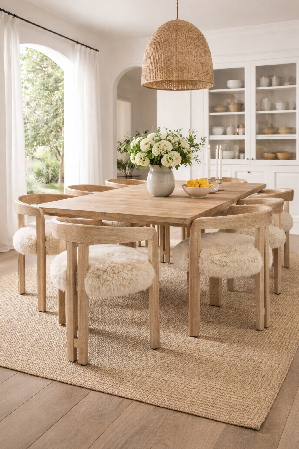 Millwick 21" Low Back Genuine Fur Dining Chair - DesignsByZuedi