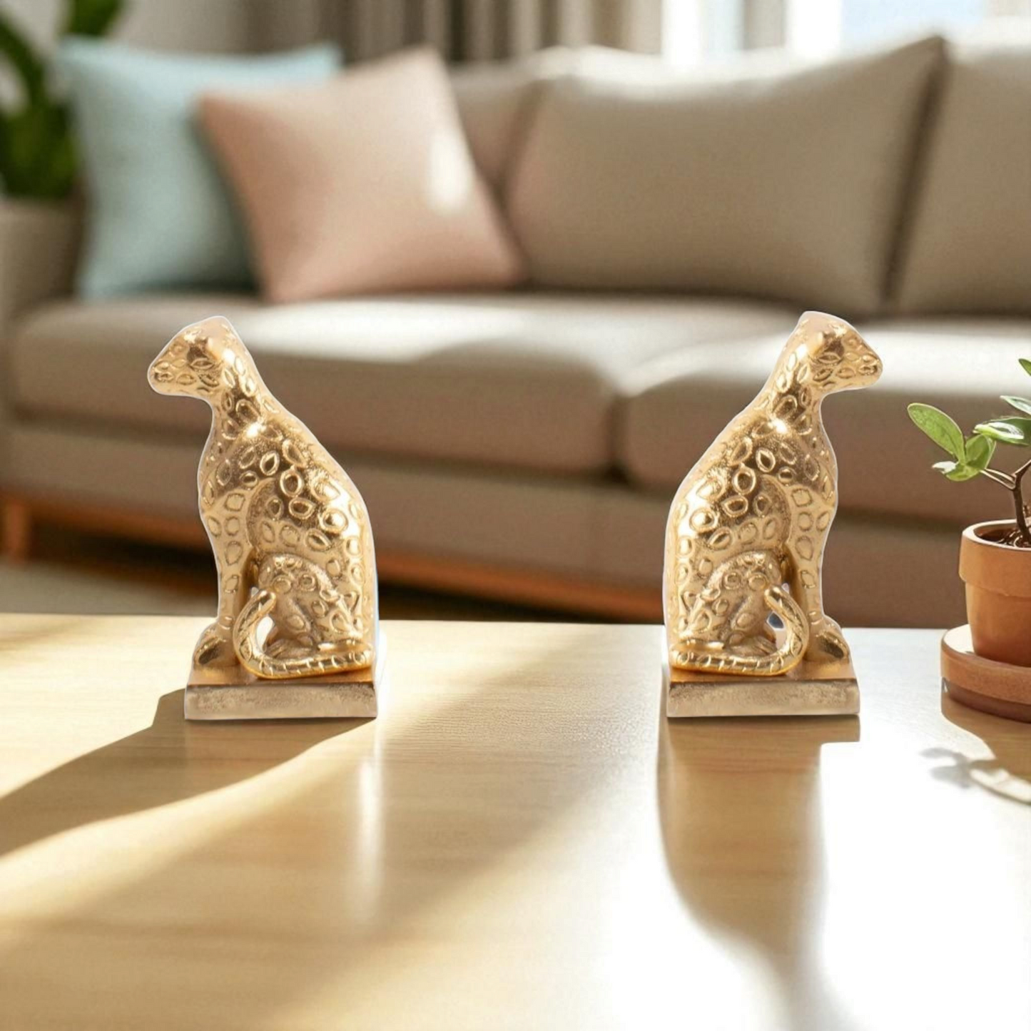 Fontabelle - Leopard Bookend Set