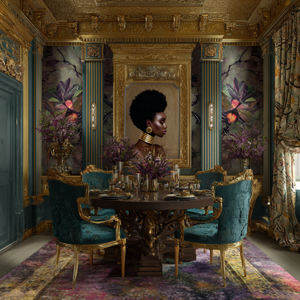 Palace of Versailles, Hall of Mirrors – Opulent Baroque Design with Gilded Details and Its African Influence