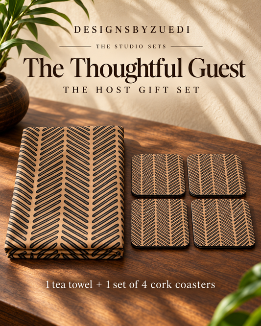 Tea Towel & Coaster Gift Set | The Thoughtful Guest