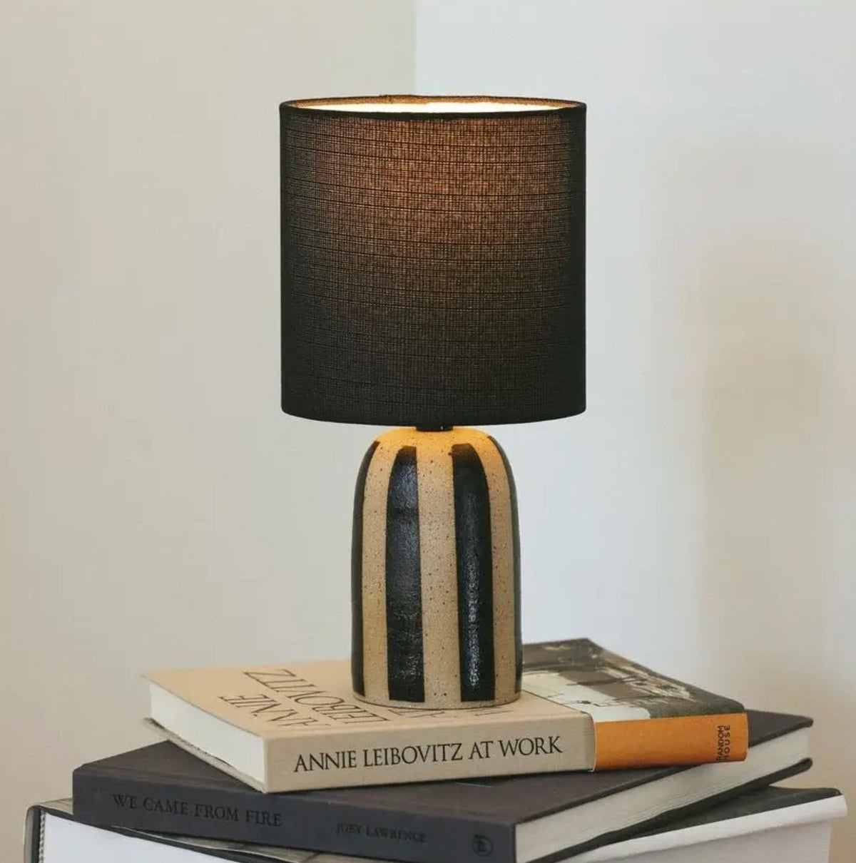 Nightstand, Lamp & Wall Art Set | The Quiet Bedside