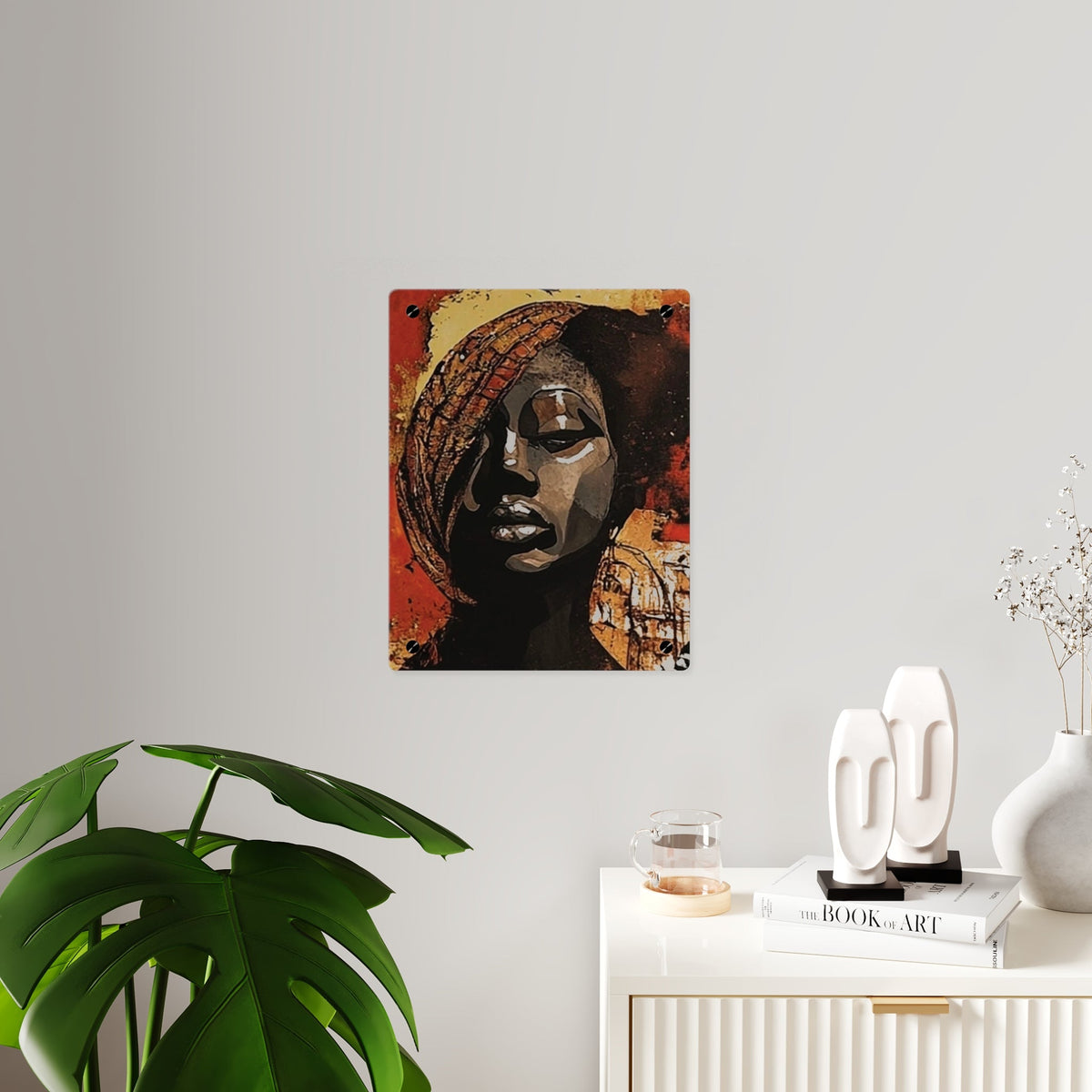 Nightstand, Lamp & Wall Art Set | The Quiet Bedside