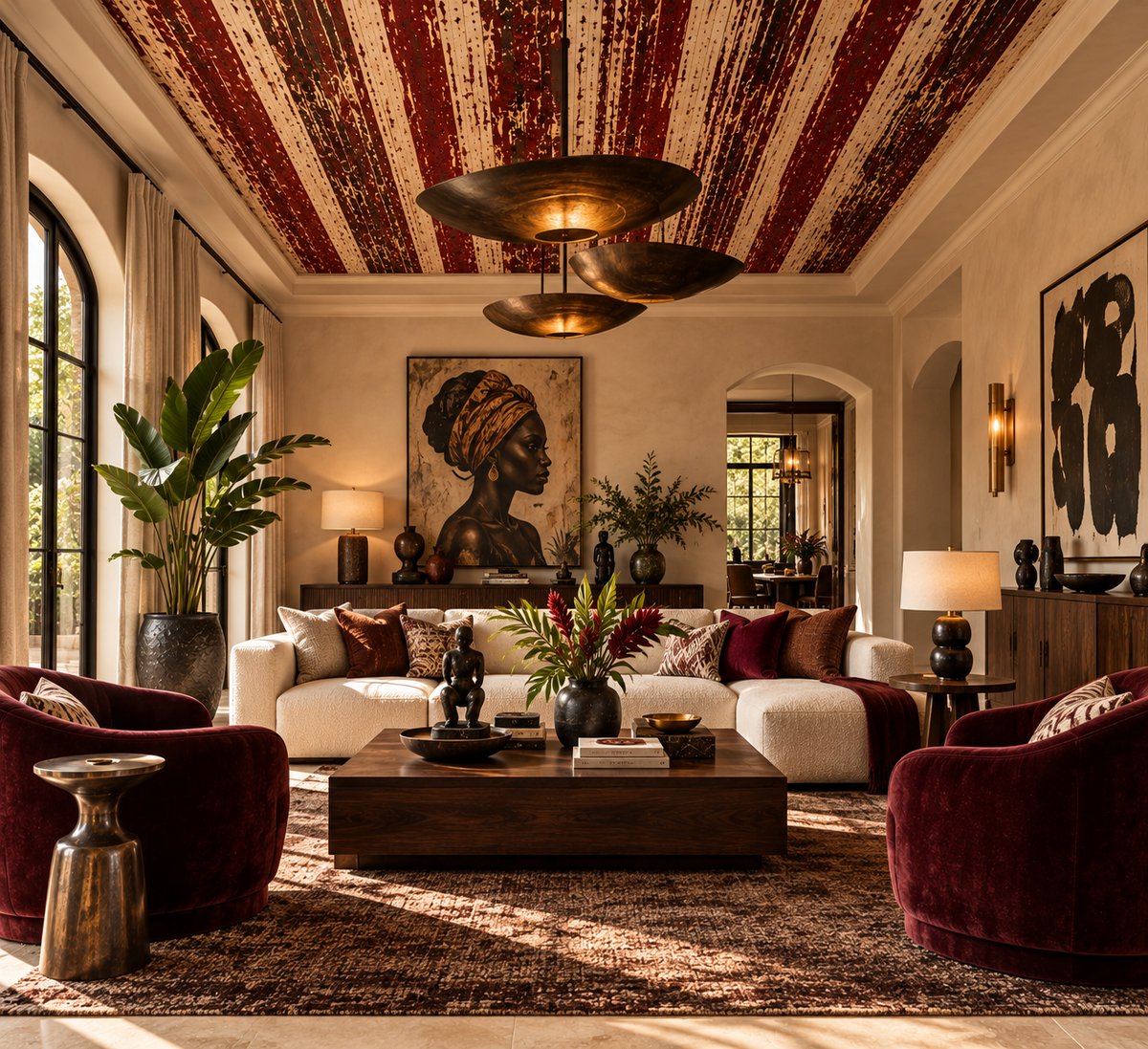Liguanea Garden Wallpaper — DesignsByZuedi® Surfaces
