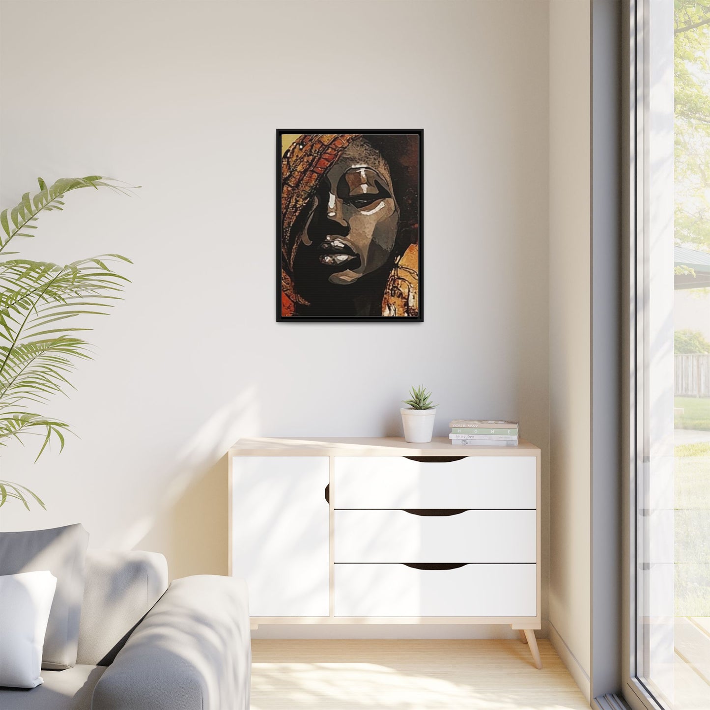 Palmyra - Framed Matte Canvas Artwork