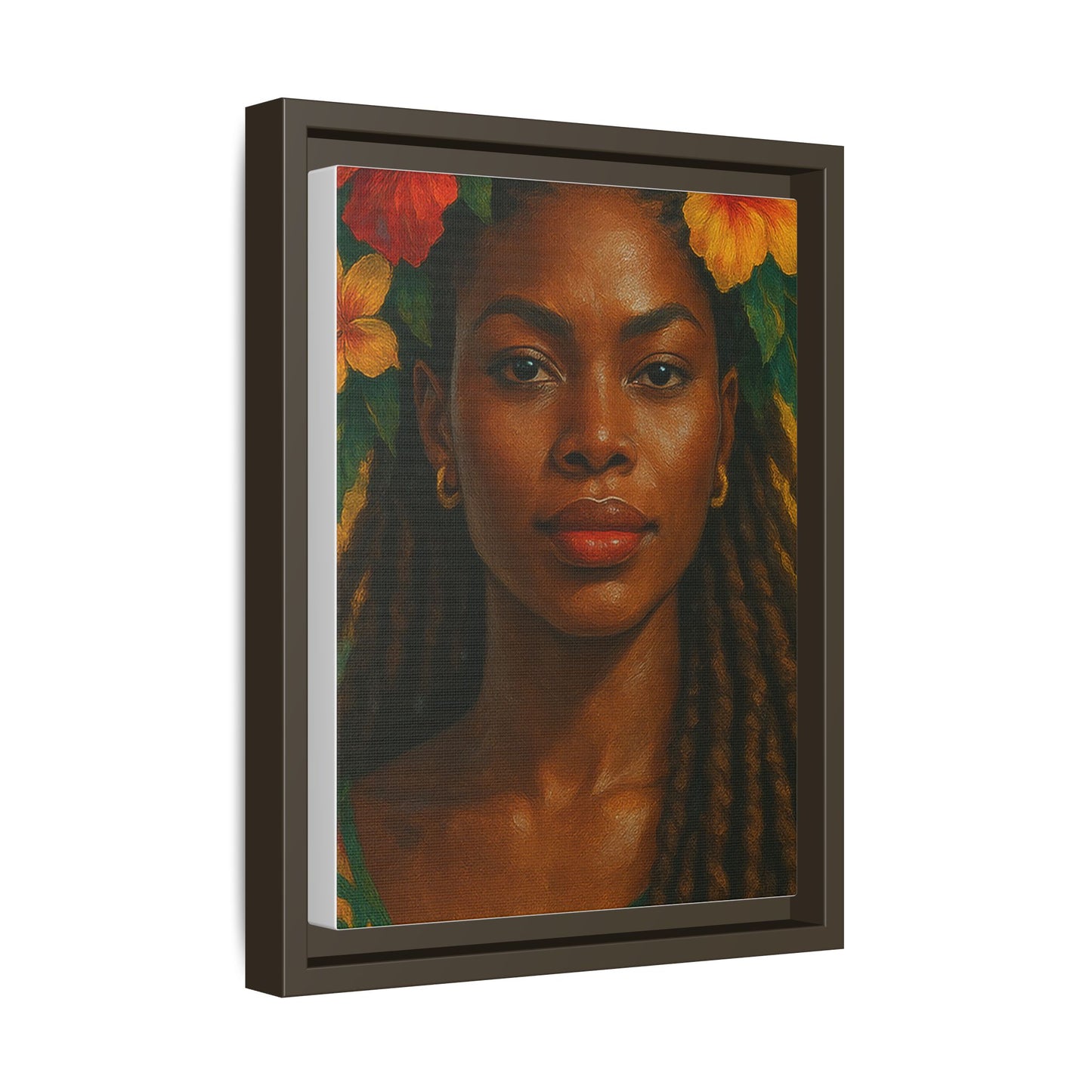 Framed Matte Canvas Print —Pennycooke Girl