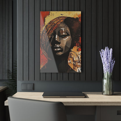 Palmyra - Modern Acrylic Art Print with French Cleat Hanging