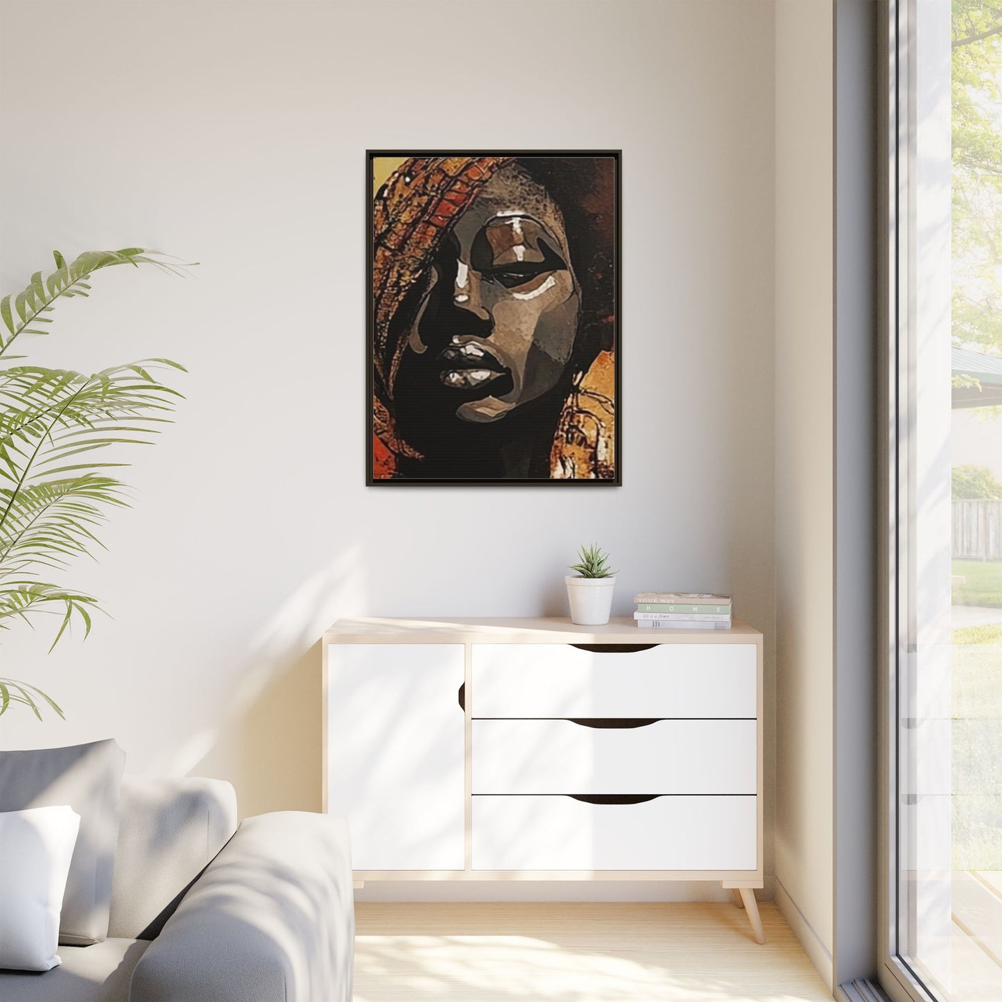 Palmyra - Framed Matte Canvas Artwork