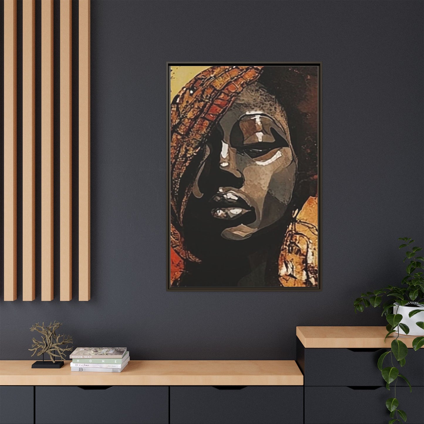 Palmyra - Framed Matte Canvas Artwork