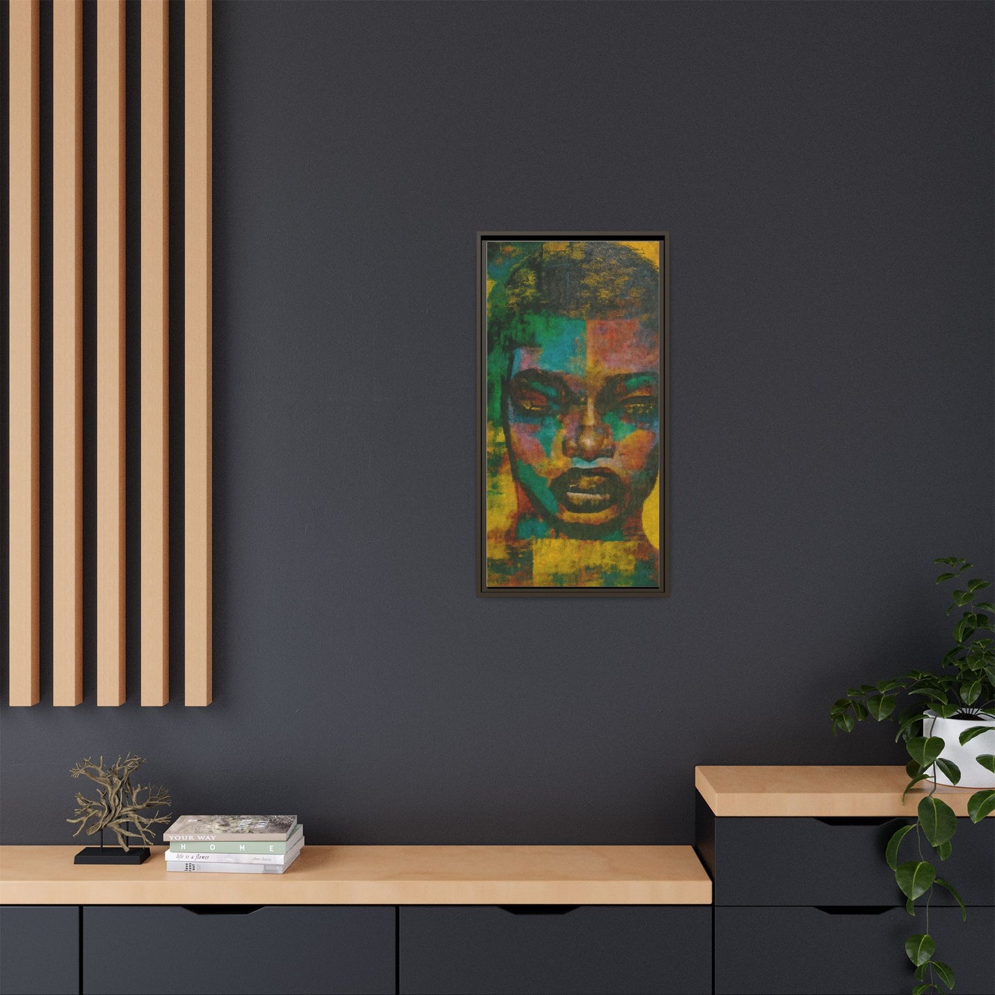 "Abigay" Matte Canvas, Framed