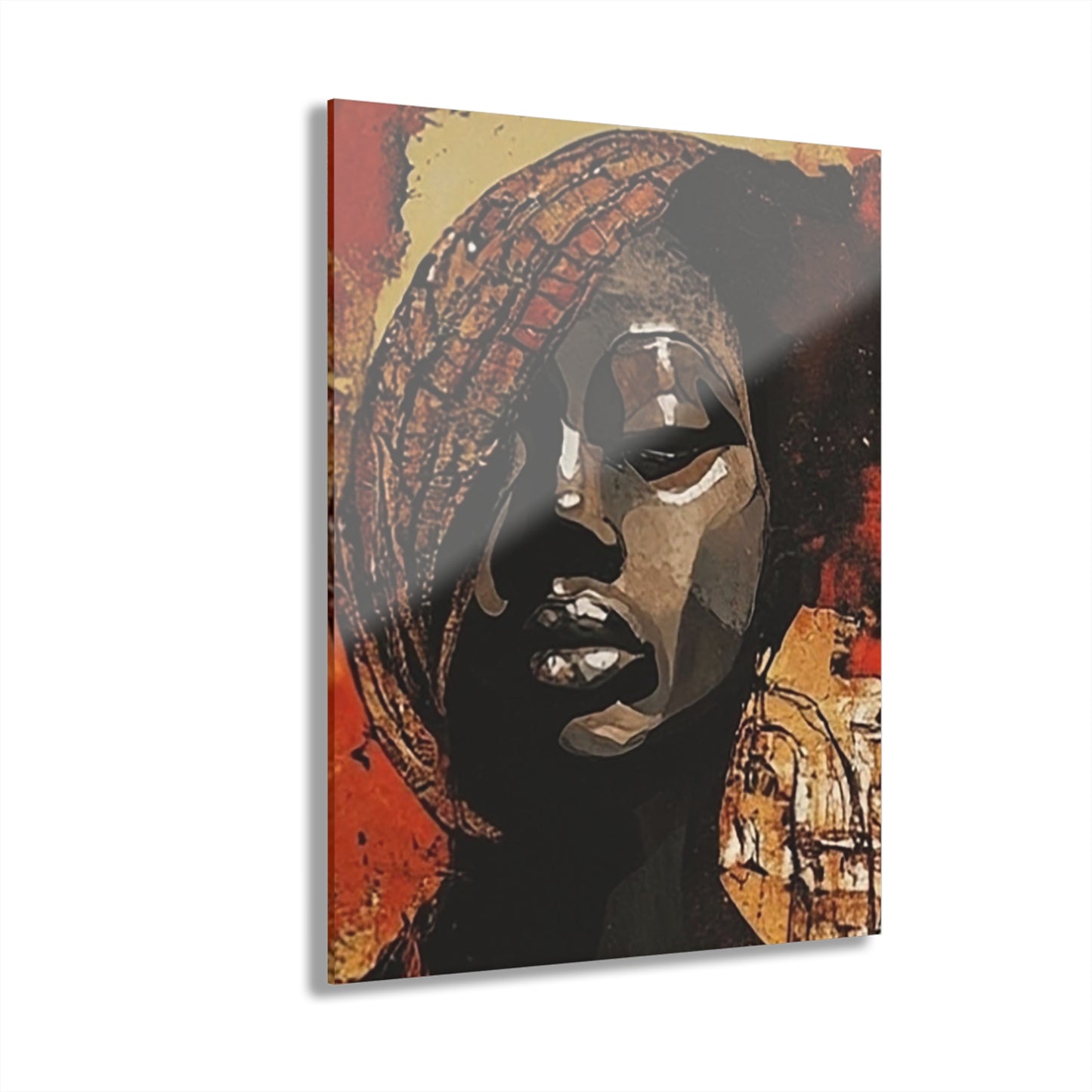 Palmyra - Modern Acrylic Art Print with French Cleat Hanging