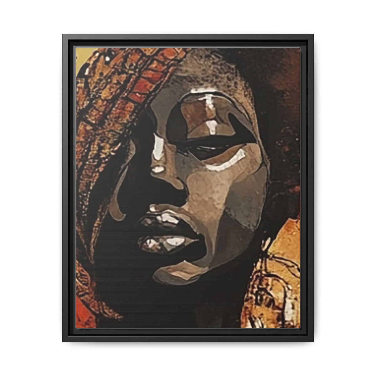 Palmyra - Framed Matte Canvas Artwork - DesignsByZuedi