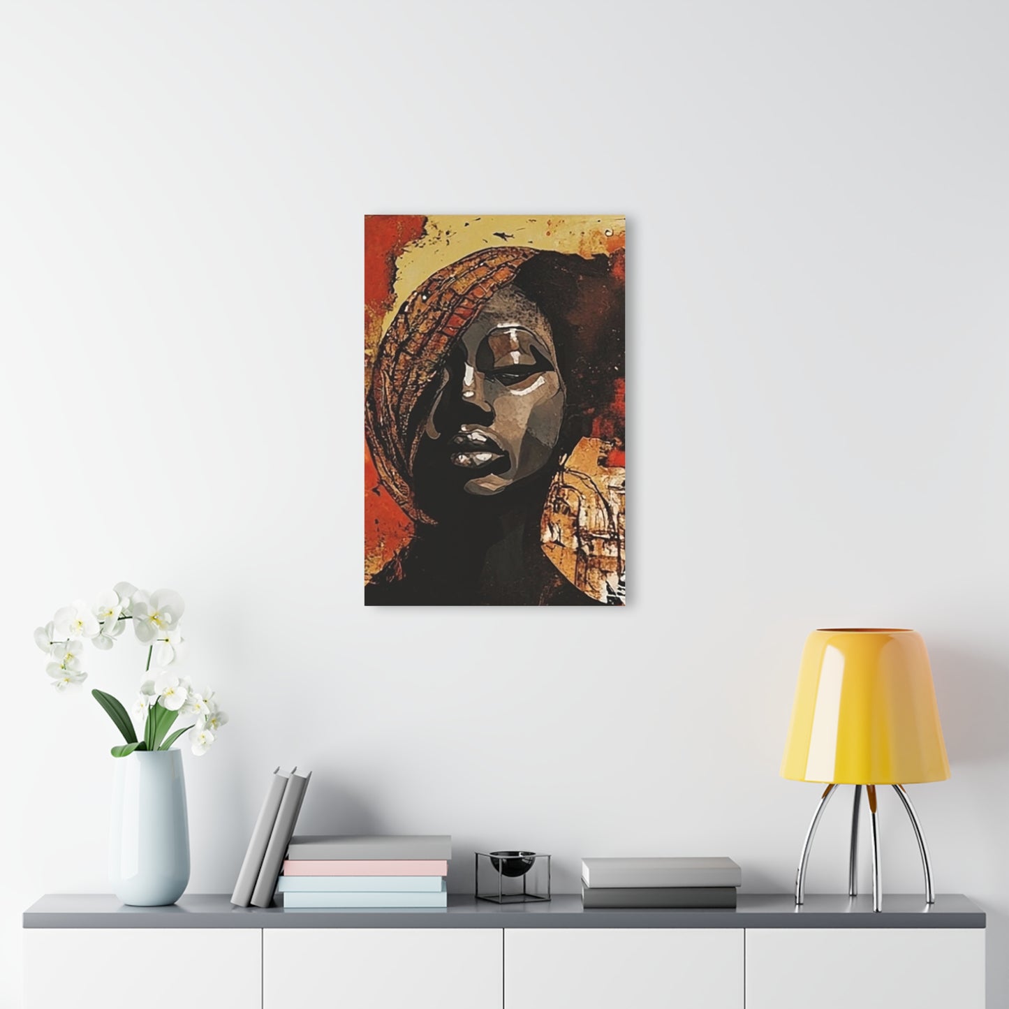 Palmyra - Modern Acrylic Art Print with French Cleat Hanging