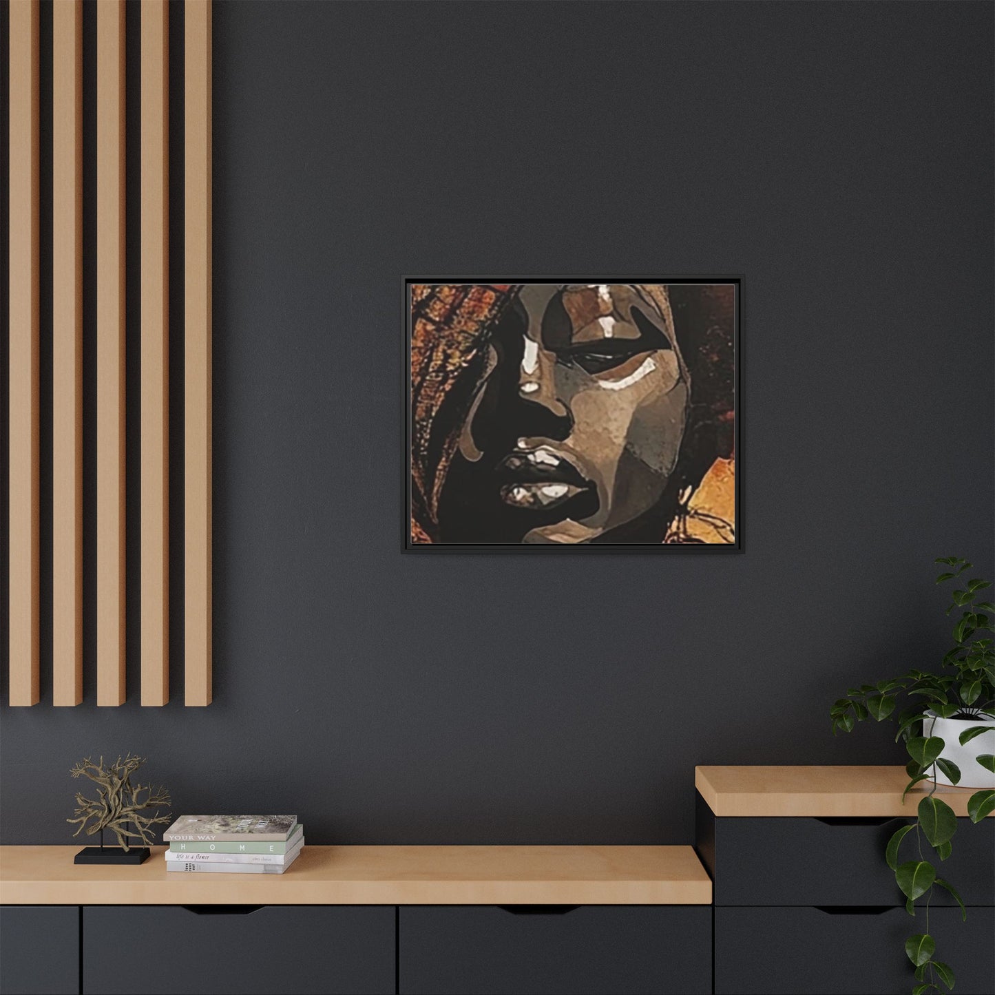 Palmyra - Framed Matte Canvas Artwork