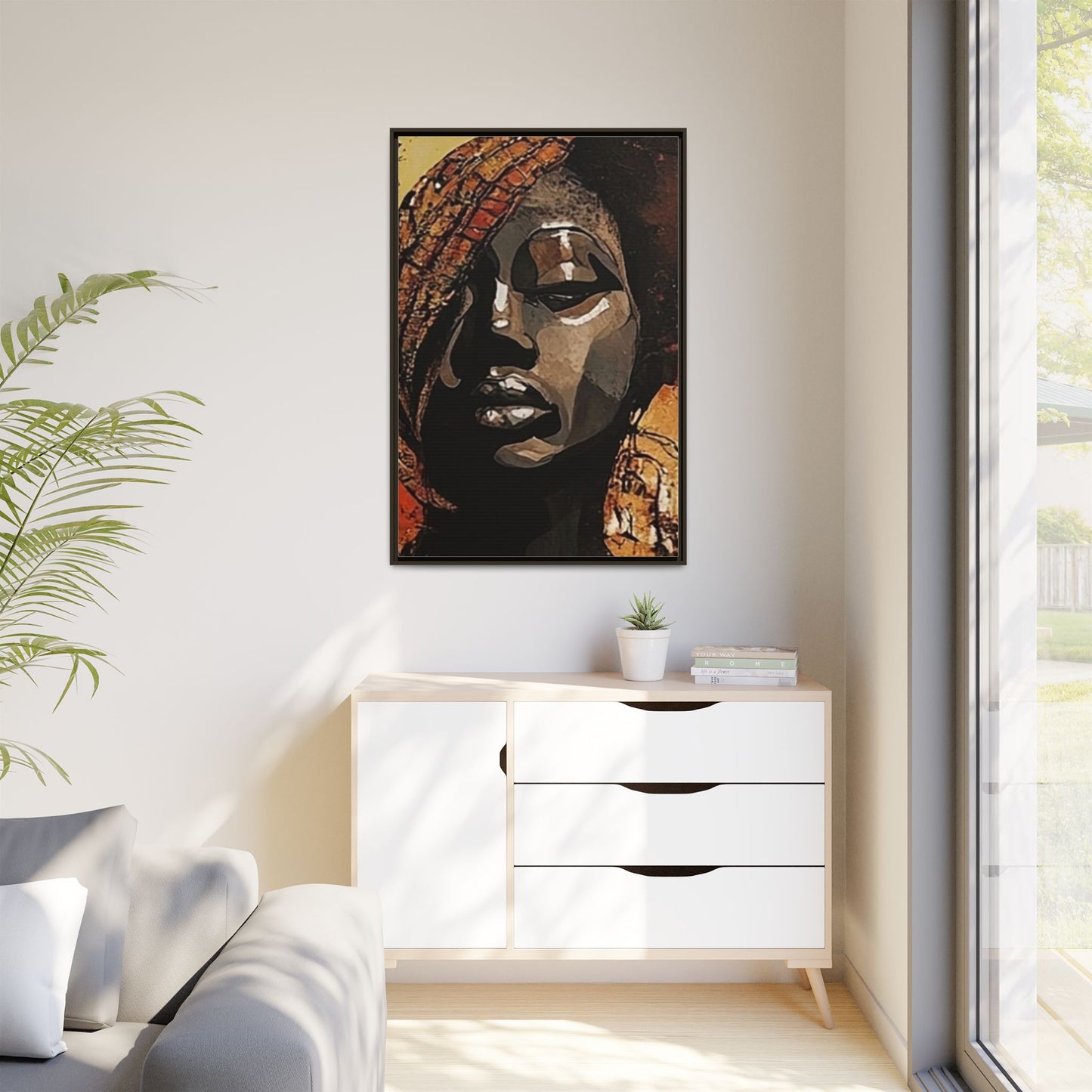 Palmyra - Framed Matte Canvas Artwork