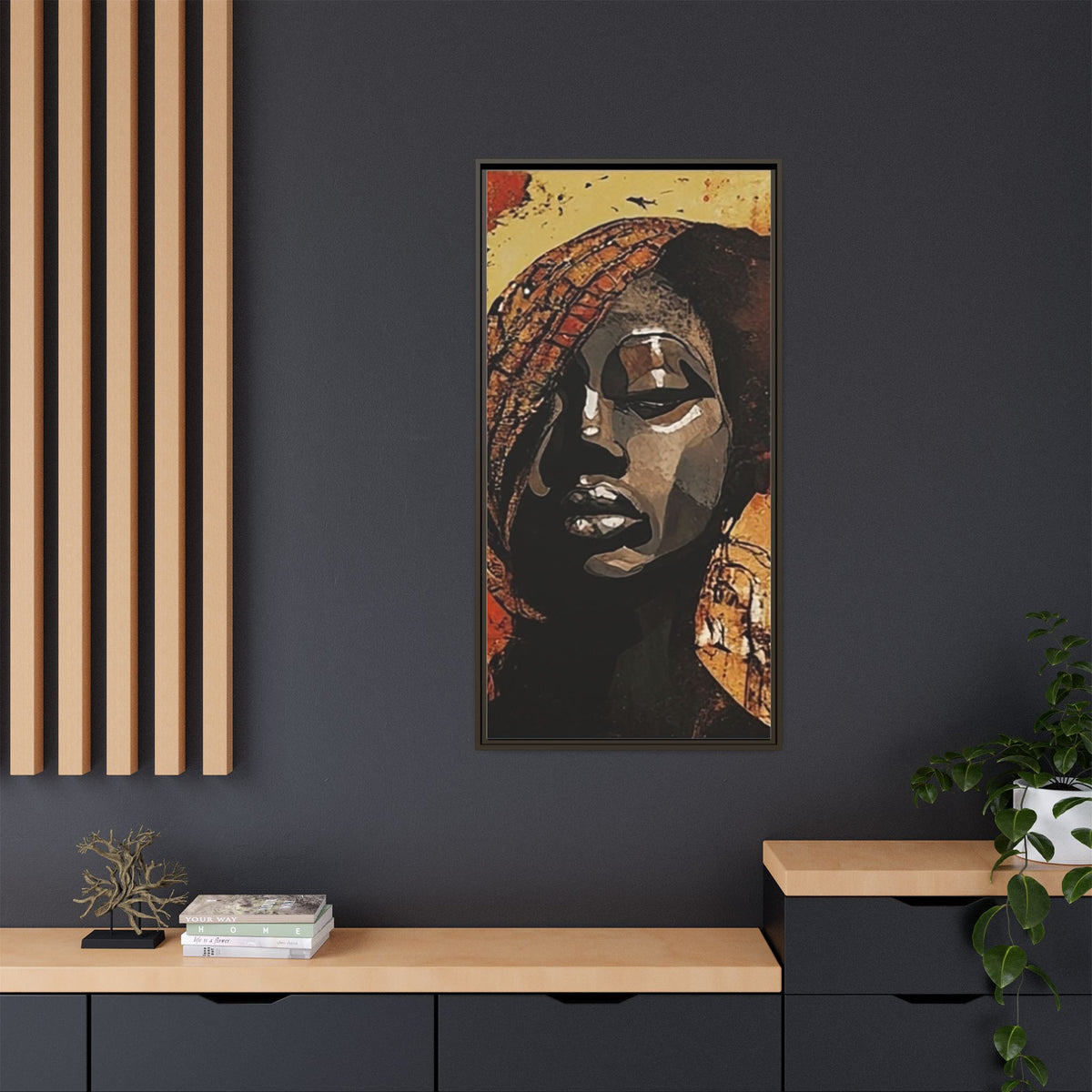 Palmyra - Framed Matte Canvas Artwork - DesignsByZuedi