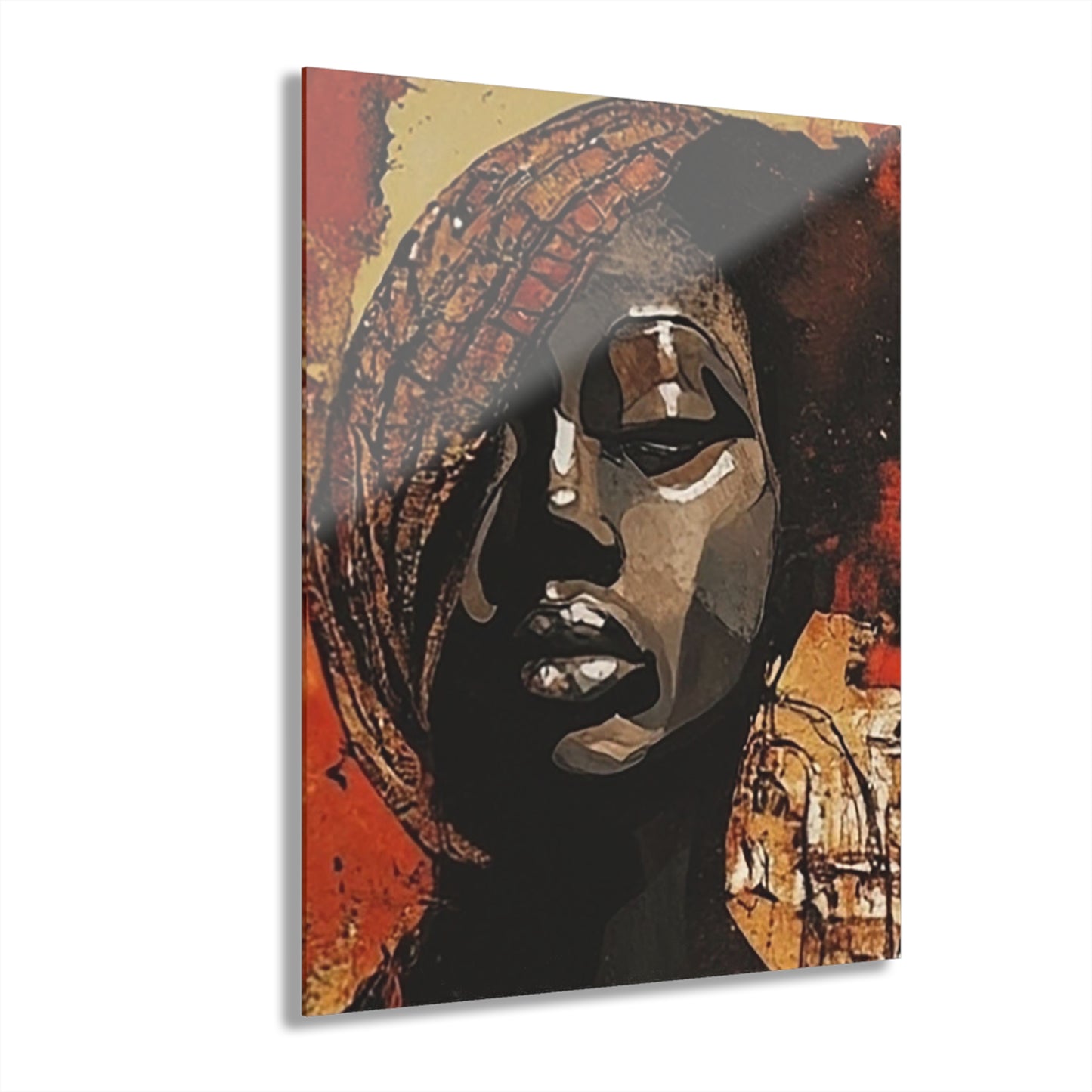 Palmyra - Modern Acrylic Art Print with French Cleat Hanging