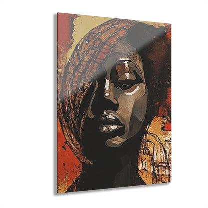 Palmyra - Modern Acrylic Art Print with French Cleat Hanging