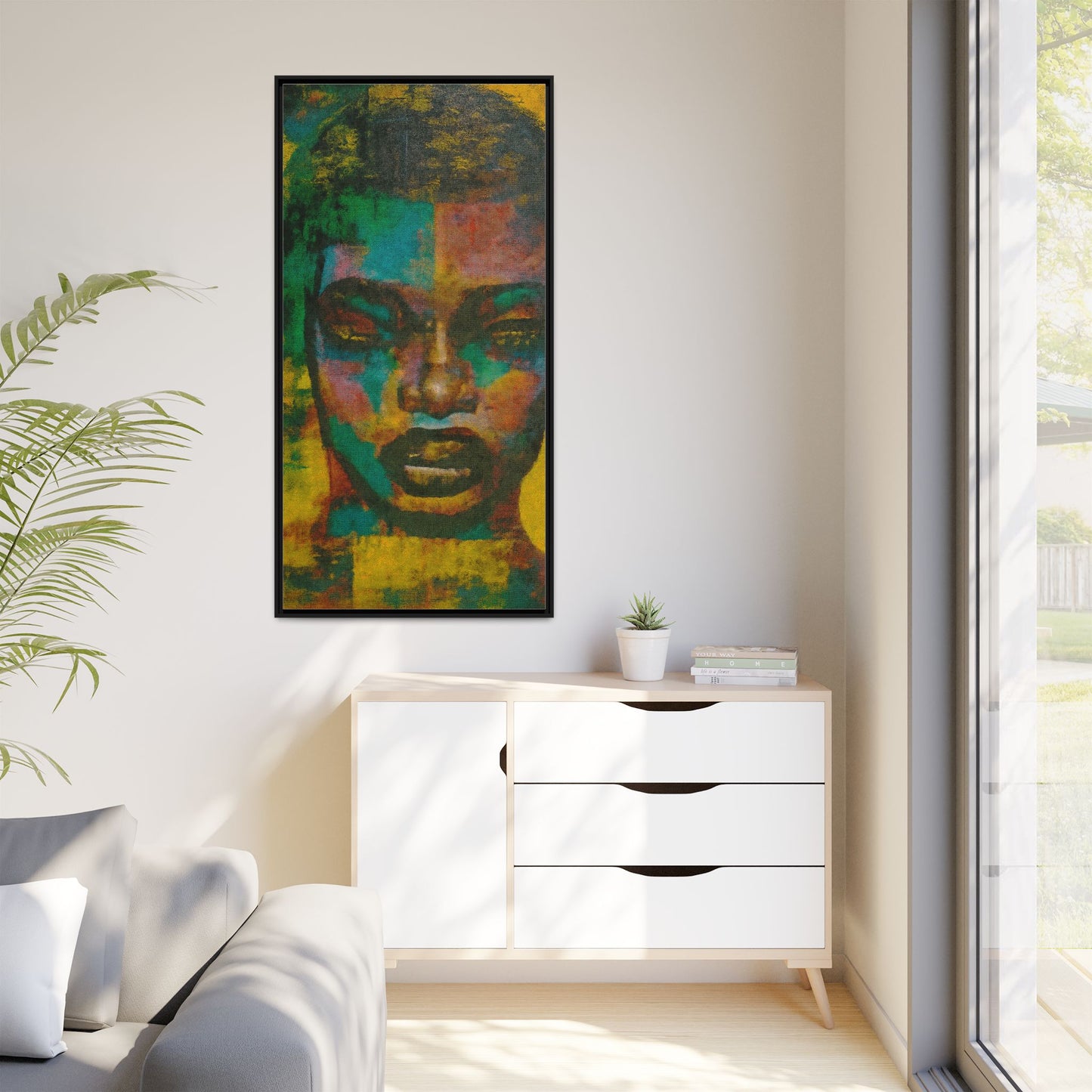 "Abigay" Matte Canvas, Framed