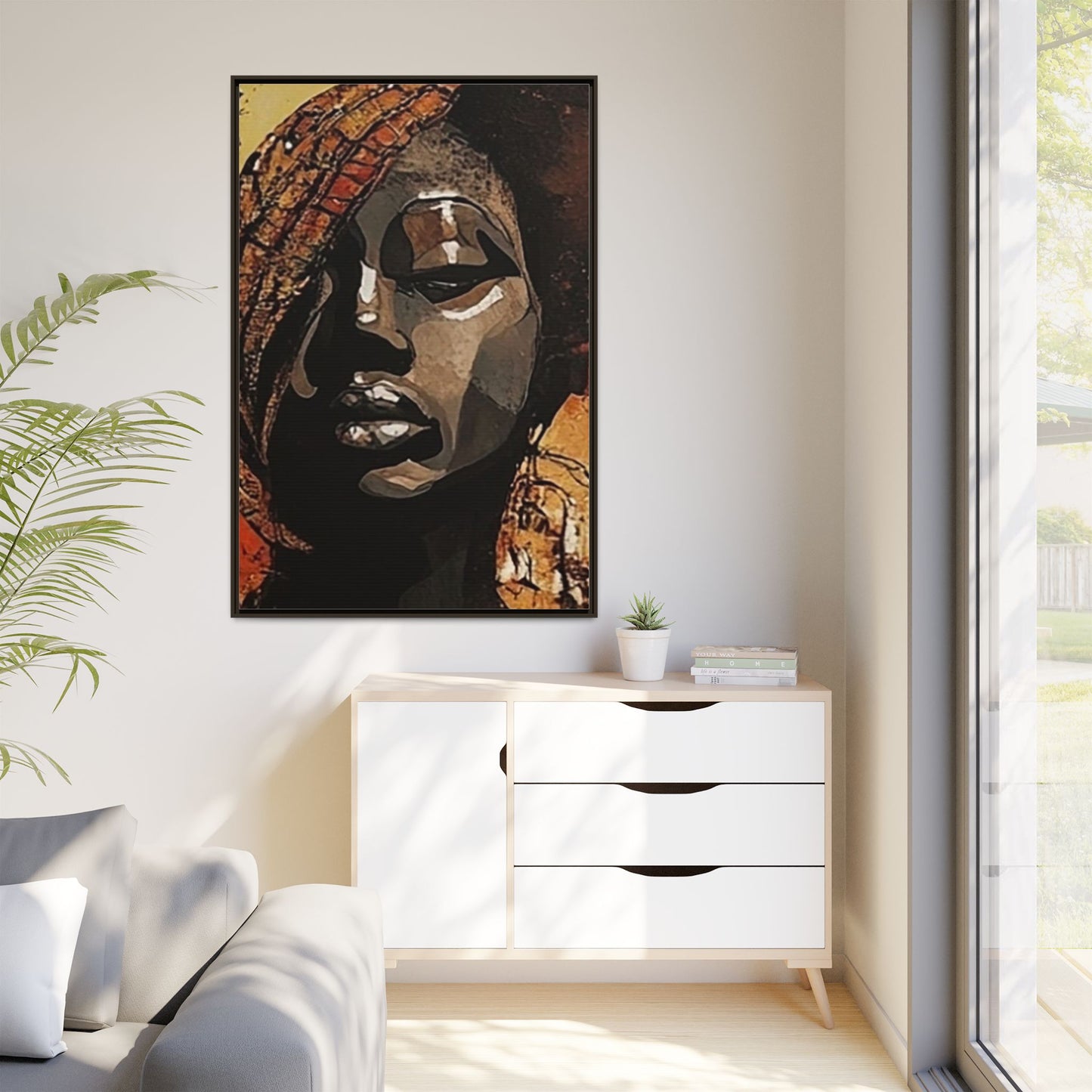 Palmyra - Framed Matte Canvas Artwork