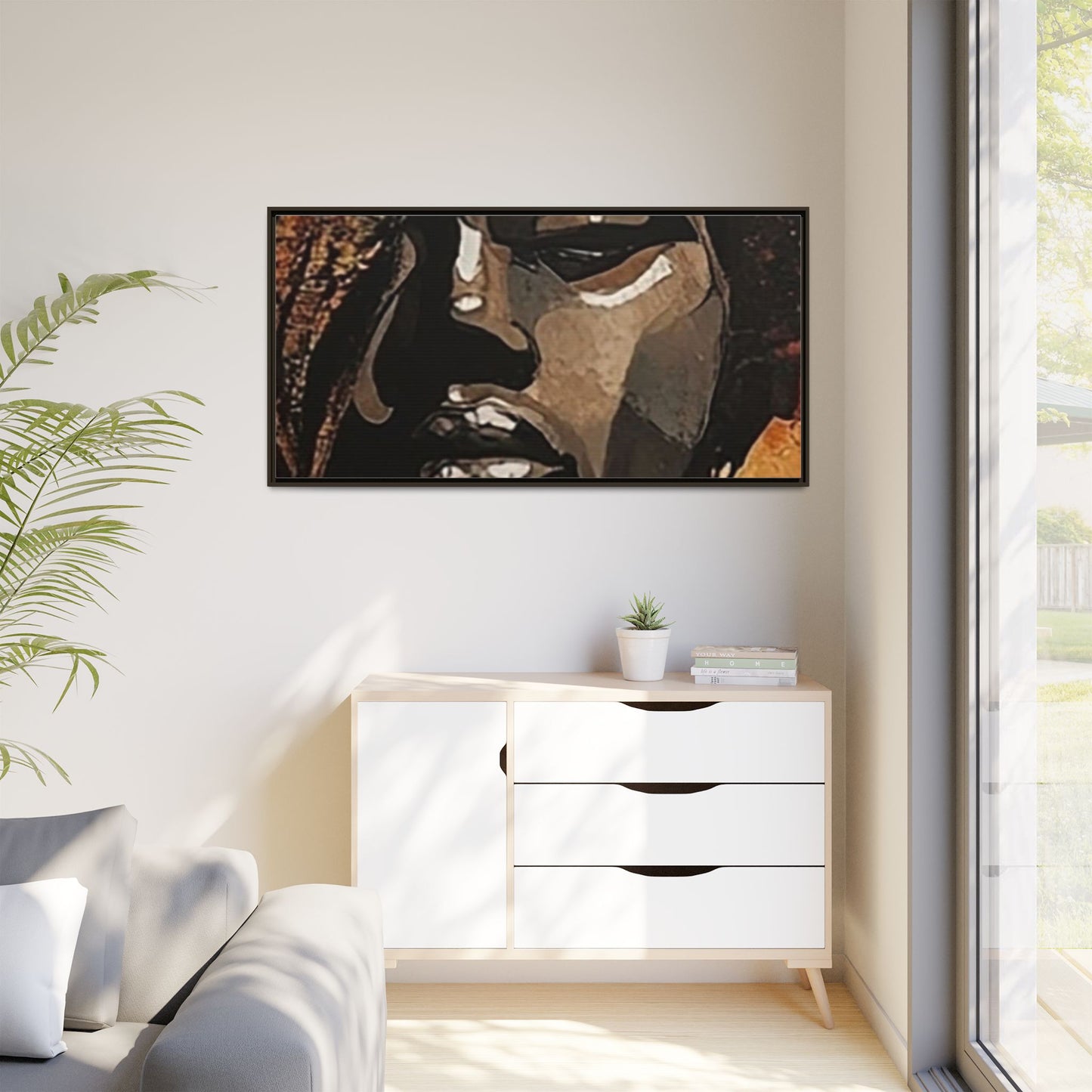 Palmyra - Framed Matte Canvas Artwork
