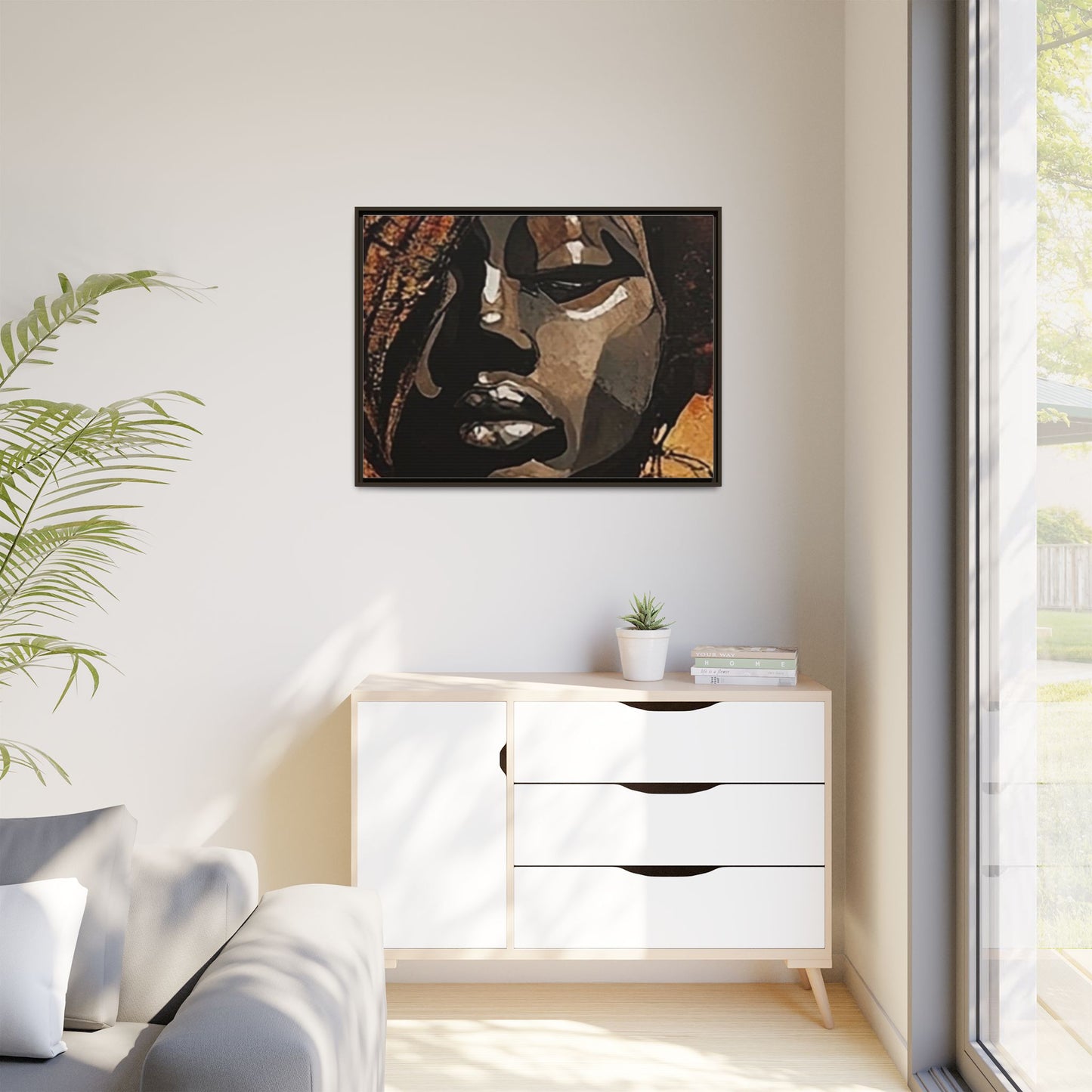 Palmyra - Framed Matte Canvas Artwork