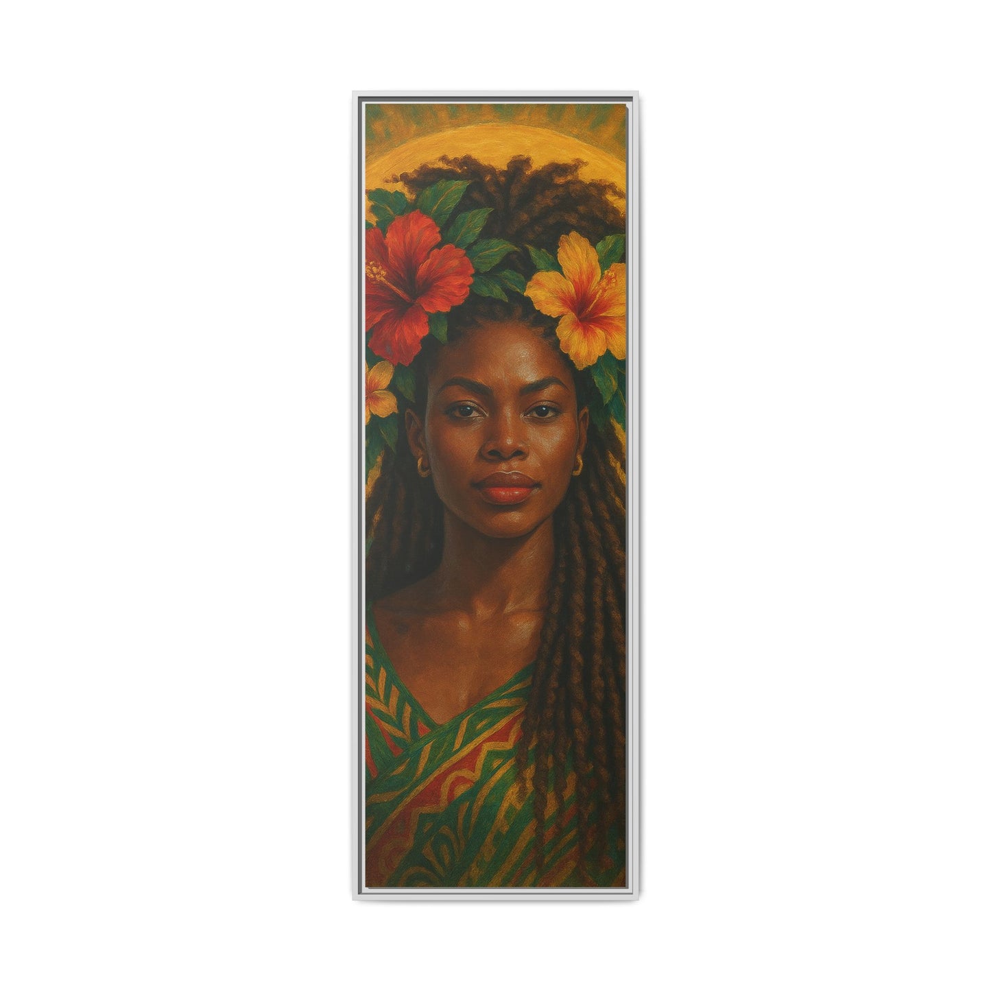 Framed Matte Canvas Print —Pennycooke Girl