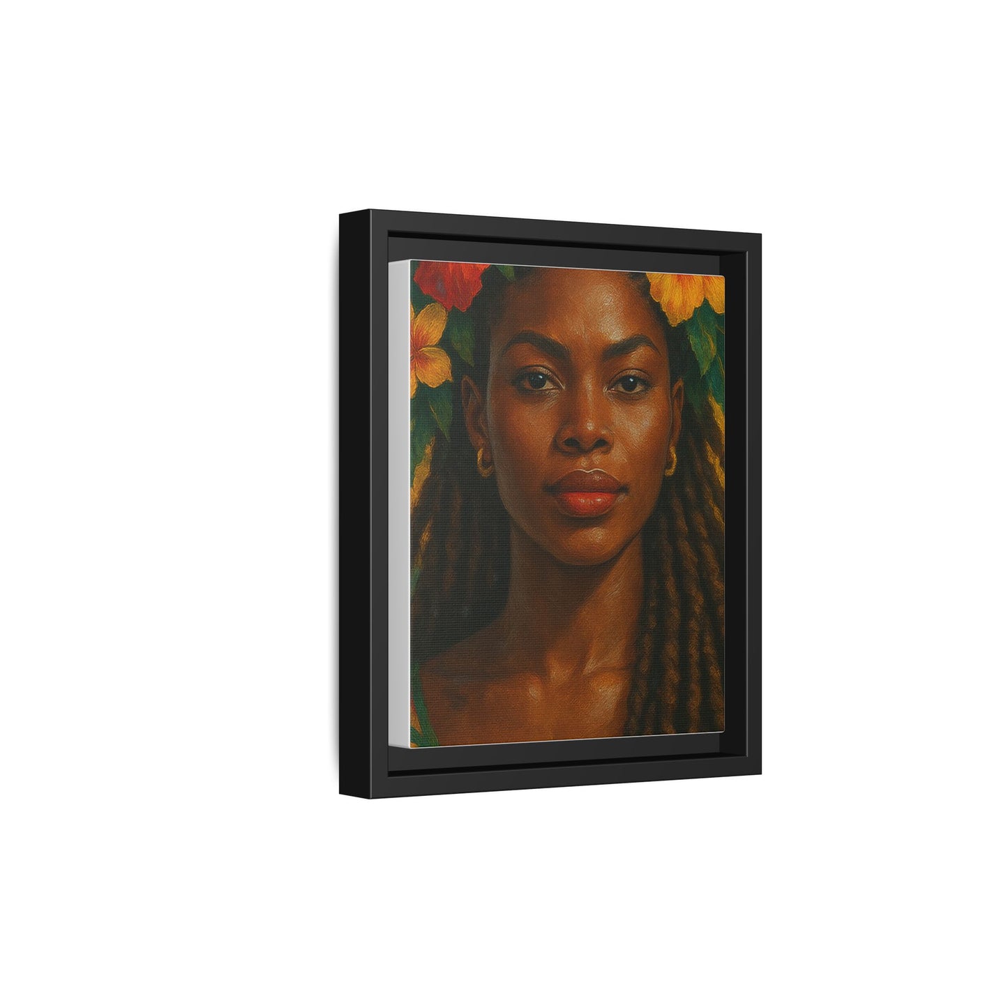 Framed Matte Canvas Print —Pennycooke Girl