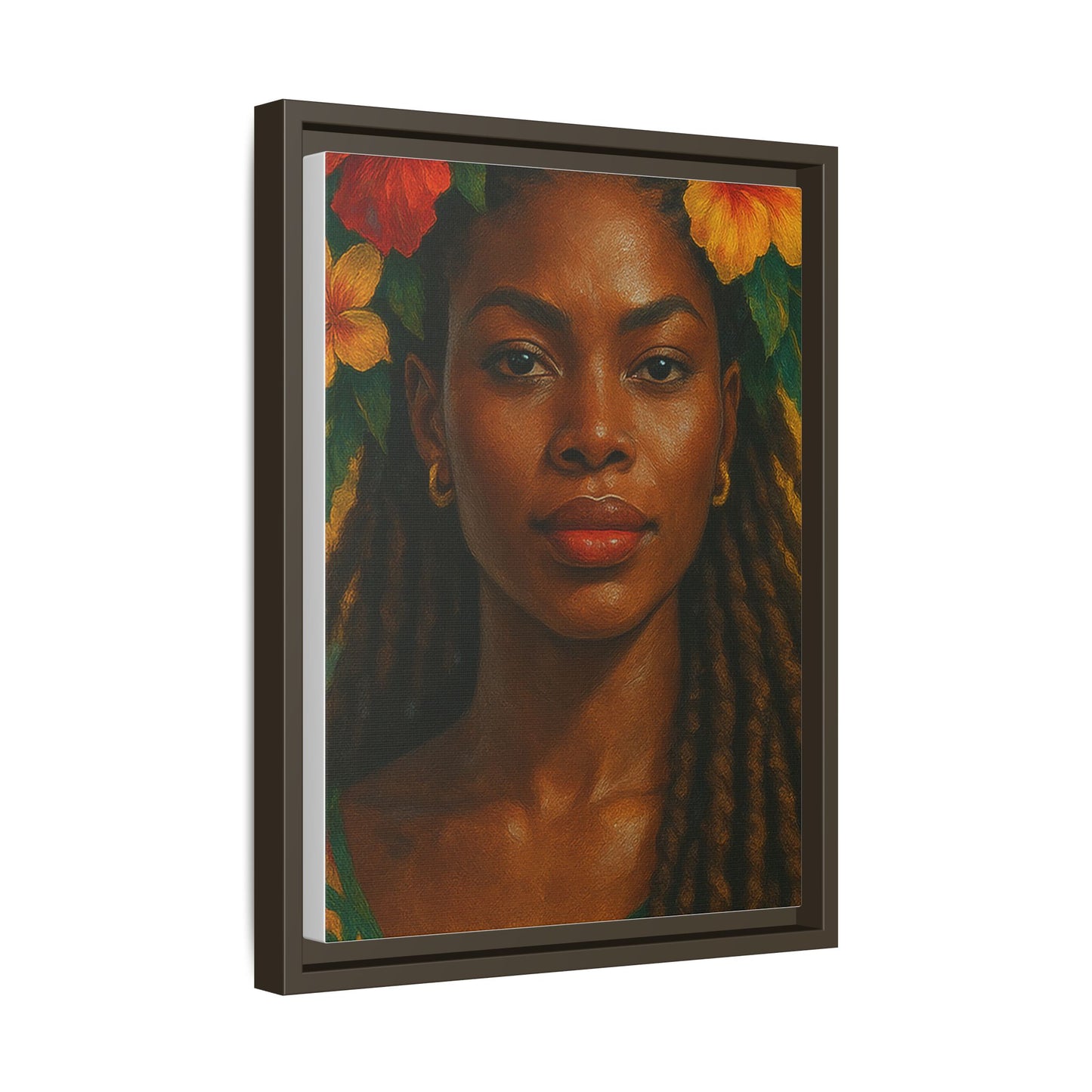 Framed Matte Canvas Print —Pennycooke Girl